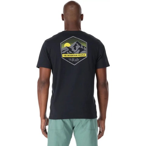 Футболка Rab Stance Mountain Peak Tee L ц:beluga