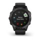 Смарт-часы Garmin fenix 6 Pro Sapphire углеродно-серые DLC с черным ремешком