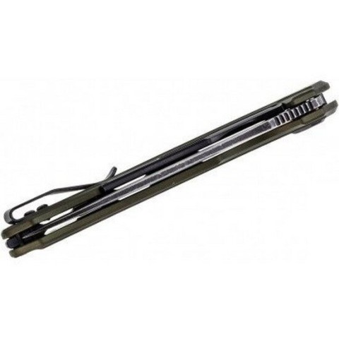 Ніж Kershaw Bareknuckle Black Blade олива (7777OLBW)