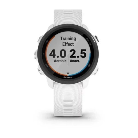 Смарт-годинник Garmin Forerunner 245 Music з білим ремінцем