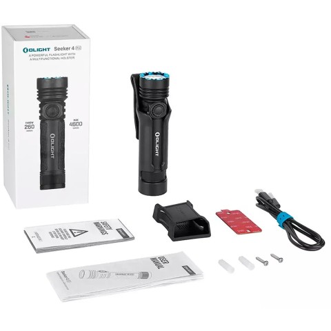 Ліхтар Olight Seeker 4 Pro Neutral White Black