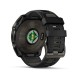 Смарт-годинник Garmin fenix 8 (51 мм) Sapphire Solar карбоново-сірий DLC титан чорний/гравійно-сірий