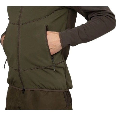 Флисовая кофта Harkila Olaf XL Willow green/Shadow grey