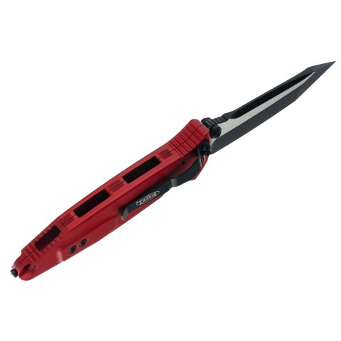 Ніж Microtech Socom Elite T/E-M, tanto, чорний, чорно-червоне руків'я