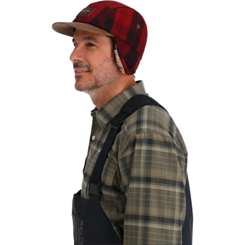 Шапка Simms Coldweather Cap L/XL red buffalo plaid
