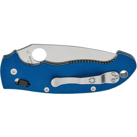 Ніж Spyderco Manix 2 XL, CPM SPY27, G-10 cobalt blue