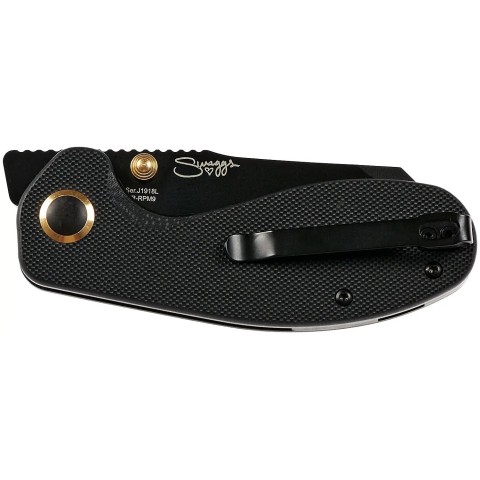 Нож CJRB Maileah L Black Blade, AR-RPM9 Steel, G10 ц:black