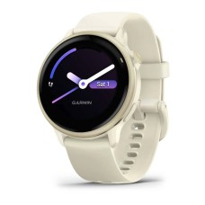 Фітнес годинник Garmin Vivoactive 6 Lunar Gold із силіконовим ремінцем 010-02985-01
