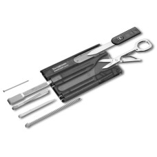 Ніж Victorinox Swisscard 82х54х4мм,10функ,чорн.прозор (блістер)
