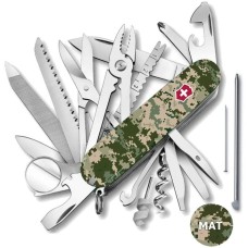 Складаний ніж Victorinox SWISSCHAMP ARMY Піксель з черв. лого 1.6795.3.W3941p