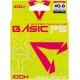 Шнур Select Basic PE Orange 100m #0.8/0.12mm 12lb/5.6kg