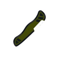 Накладка на ніж Victorinox 111мм green,black задня (H)