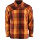 Рубашка Grundens Bankside Lined Shacket L lobster plaid