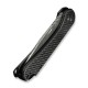 Ніж складаний кишеньковий Civivi Elementum Slip Joint, (7.5 см) Damascus / Carbon Fiber сірий