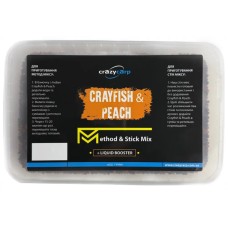 Метод Микс Crazy Carp Method & Stick Mix Crayfish & Peach 400г