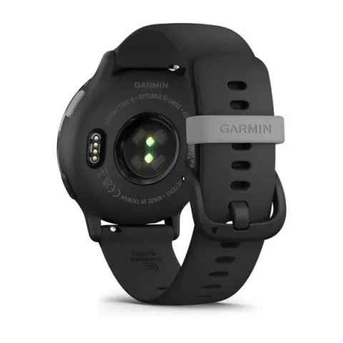 Смарт-годинник Garmin vivoactive 5 чорний зі сланцевим безелем