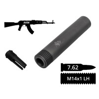 2в1 пламегасник+глушник AFTactical S44AF24, 7.62мм, 14x1Lh, АК47, АКM