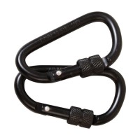 Карабин 1шт KOMBAT UK Carabiner Locking 6 мм