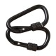 Карабин 1шт KOMBAT UK Carabiner Locking 6 мм