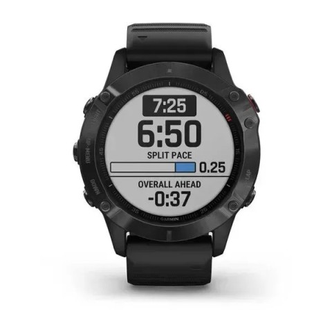 Смарт-часы Garmin fenix 6 Pro черные с черным ремешком