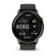 Смарт-годинник Garmin D2 Air X15 чорний з чорним силіконовим ремінцем