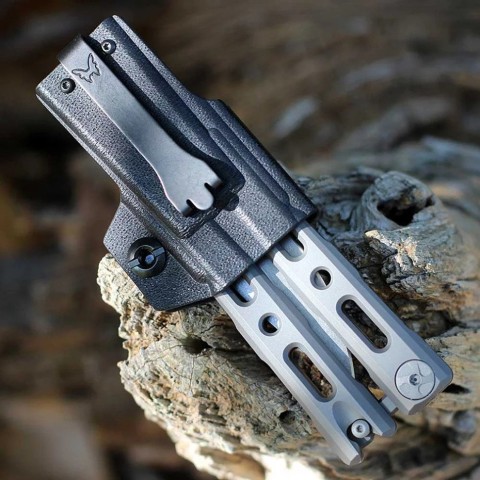 Ніж Benchmade Laro, balisong, titanium, 82