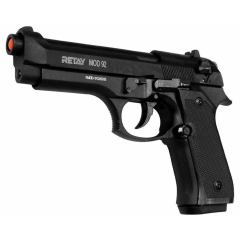 Пістолет стартовий Retay Mod92 9мм black (S140233B)