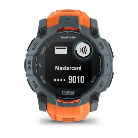 Смарт-годинник Garmin Instinct 3 (50 мм) Solar сутінковий/сонячний