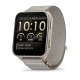 Смарт-часы Garmin Venu X1 золотистый / титан с ремешком цвета французский серый
