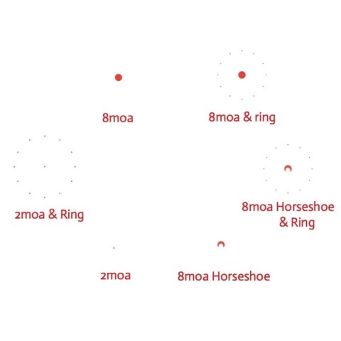 Приціл коліматорний Shield AMS-MR Multi Reticle