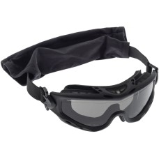 Маска-очки баллистическая Wiley X Spear. 3 линзы (Grey/Clear/Light Rust) Black