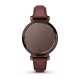 Смарт-часы Garmin Lily 2 Classic темно-бронзовые с шелковичным кожаным ремешком