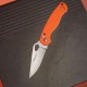 Ніж складаний туристичний Ganzo G729 (8.7 см) 440C / G10 помаранчевий