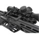 Пневматическая редукторная винтовка FX Airgun Leopard Black STD Tube .177 кал
