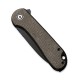 Ніж складаний кишеньковий Civivi Elementum, (7.5 см) D2 / Micarta темно-зелений