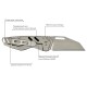 Нож Extrema Ratio ANT Stonewashed, ц:black