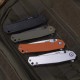 Ніж складаний туристичний Ruike P801-J, (8.6 см) 14C28N /  G10 помаранчевий