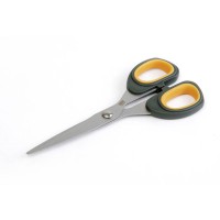 Ножиці СИЛА побутові з гумовою вставкою 7''