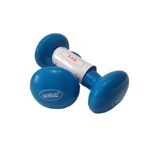 Гантелі вінілові пара LiveUp VINYL DUMBBELL EGG HEAD