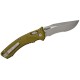 Ніж Microtech Amphibian Ram-Lok, клинок напівсер. Apoc Fluted,  руків'я G10 OD Green