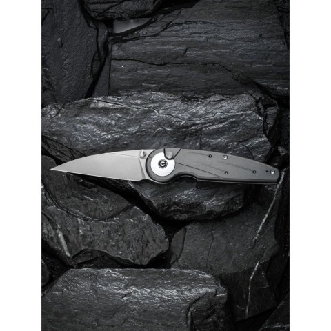 Ніж складаний туристичний Civivi Starflare, (8.4 см) Nitro-V / Aluminum сірий
