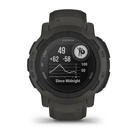 Смарт-годинник Garmin Instinct 2 графітовий