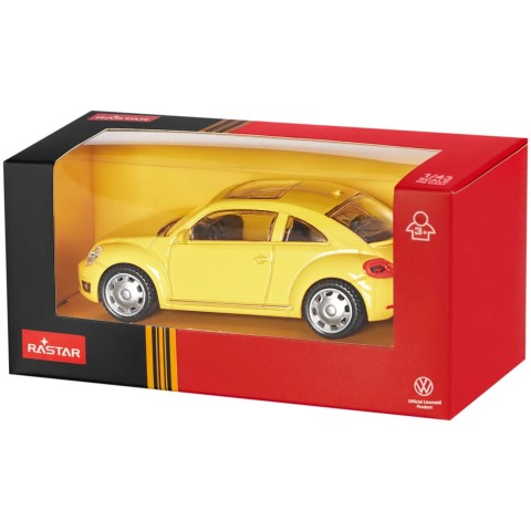 Машинка Rastar Volkswagen Beetle 1:43 ц:желтый