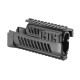 Цевье тактическое FAB для AK 47/74, 4 планки Black