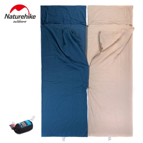 Підкладка для спального мішка Naturehike NH15S012-D, бавовна, синій