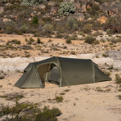 Намет тримісний Naturehike Opalus, UL, CNK2450WS036, темно-зелений
