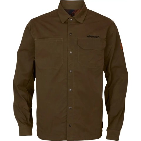 Рубашка Harkila Eirik reversible XL dark warm olive/burgundy