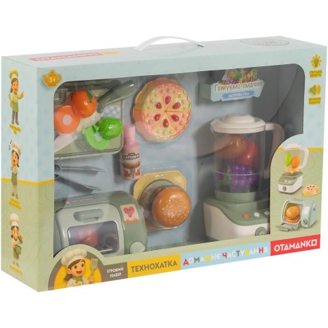 Игровой набор OTAMANKO ТЕХНОХАТКА: Домашнее угощение (духовка и блендер)
