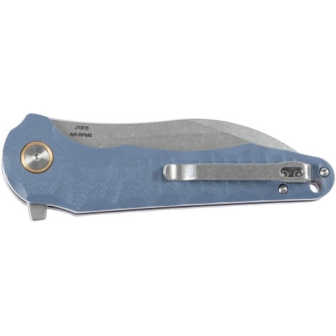 Нож CJRB Mangrove G10 Gray-blue
