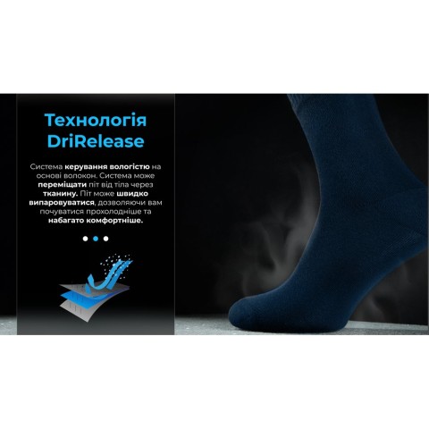 Шкарпетки водонепроникні Dexshell Ultra Thin Crew NL, p-p S, сині